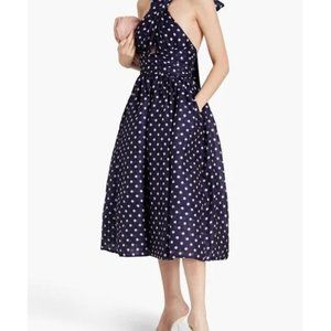 ZIMMERMANN High Tide polka-dot halterneck midi dress